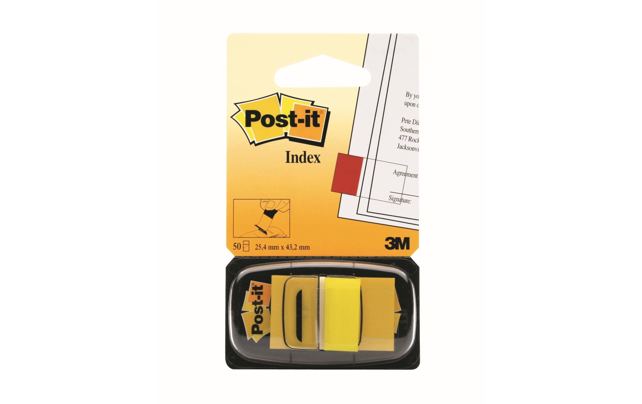 Post-it Page Marker Post-it Index 50 Stück Gelb