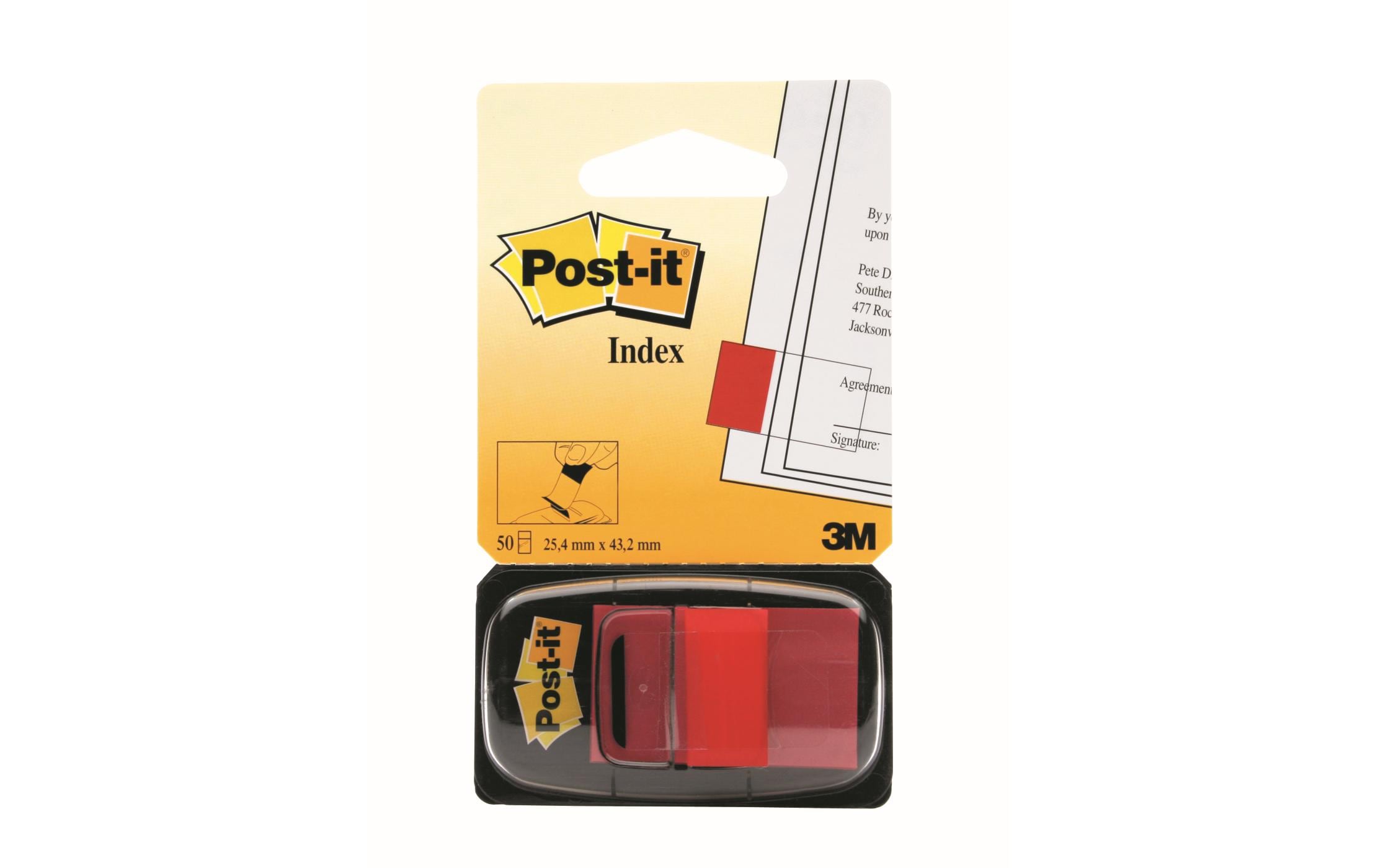 Post-it Page Marker Post-it Index 50 Stück Rot