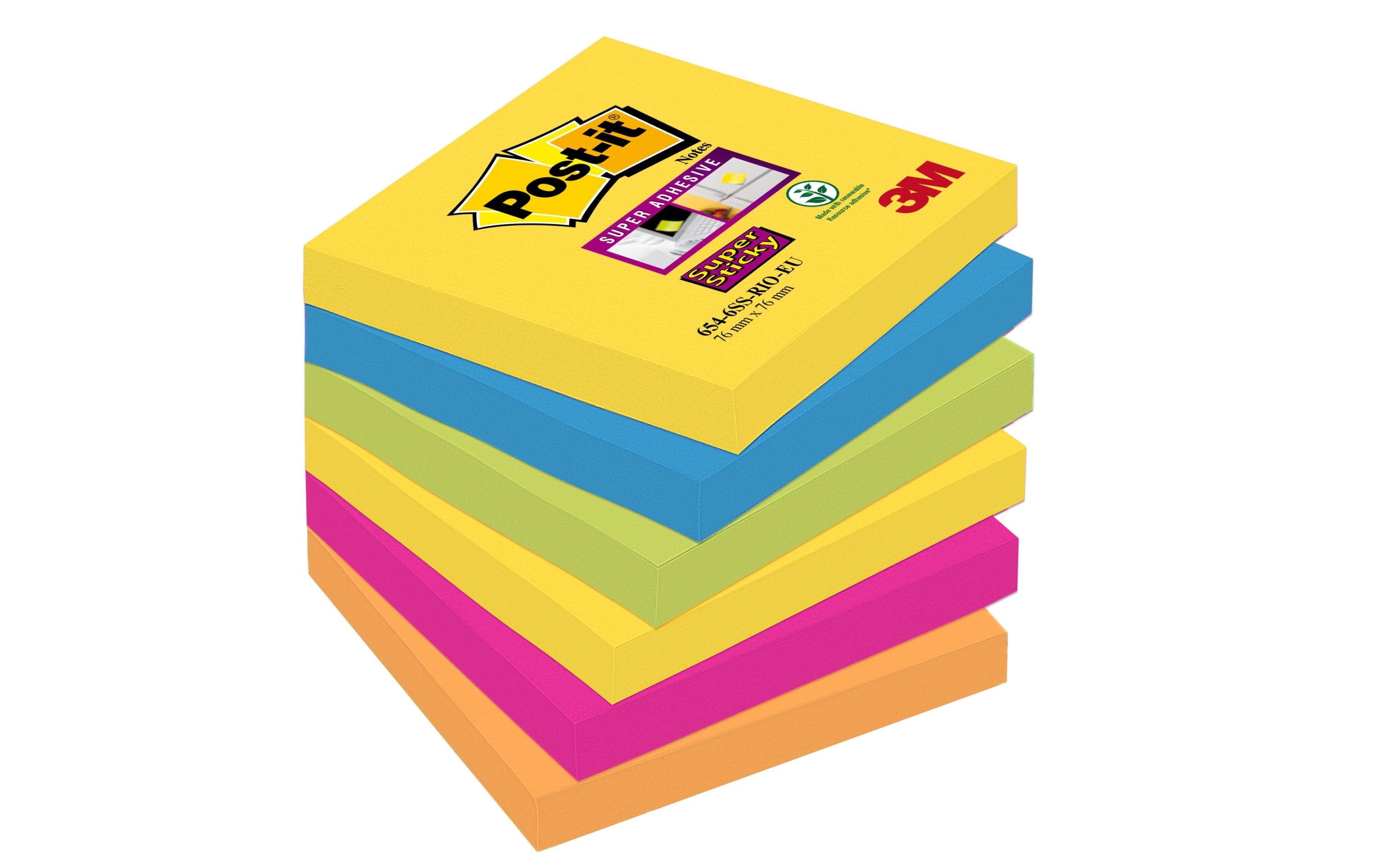 Post-it Notizzettel Post-it Super Sticky 7.6 cm x 7.6 cm