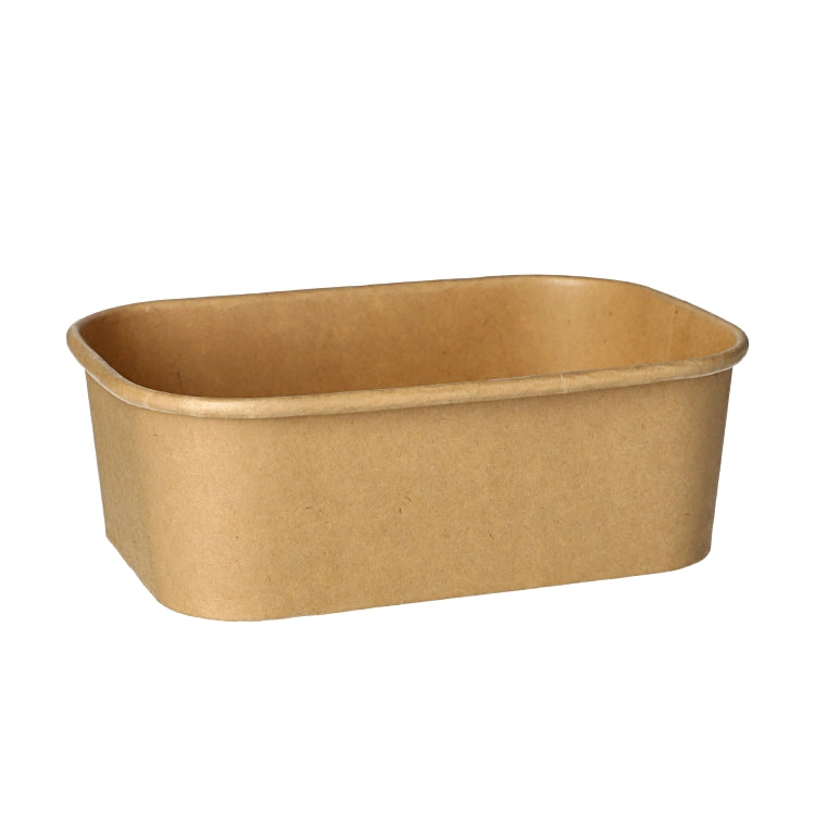 Verpackungsbecher Pappe 750ml Pack à 25 Stk, braun 17.3 x 12.3 x 5.7cm, BIO-besc