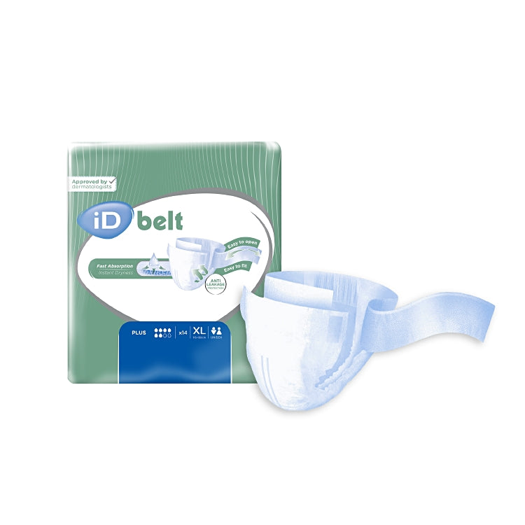 iD Belt Plus XL 14 Stk / Beutel, 2100 ml Taillenumfang 115-150 cm