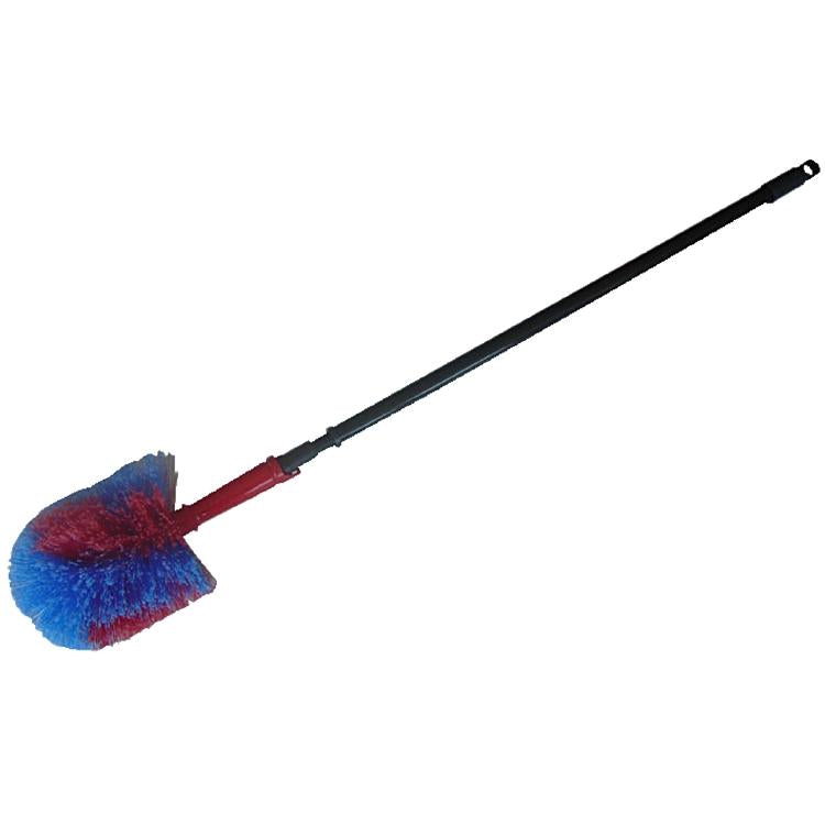 Staubbiene Kugelform mit Teleskopstiel 75-133 cm schwarz