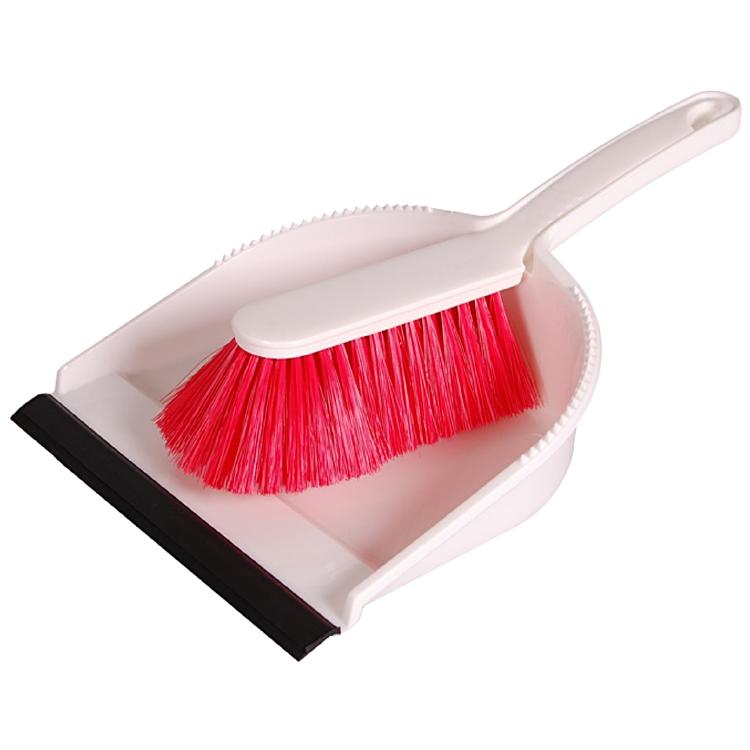 Hygiene-Kehrgarnitur "Profi"  Körper:weiss, Besatz Polyester 0.25 mm