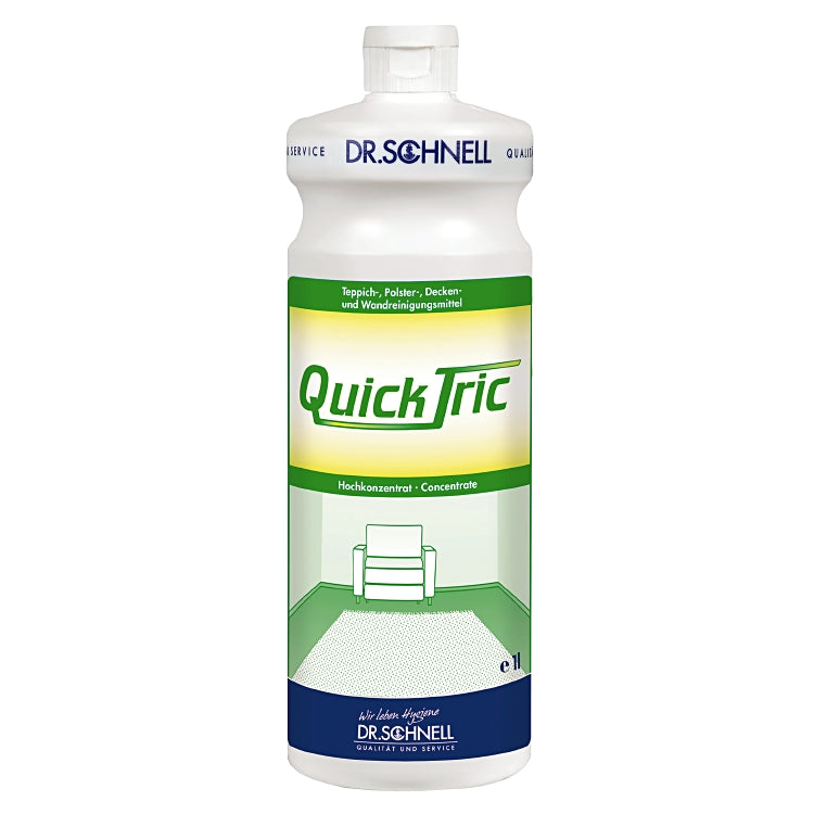 QUICK TRIC Flasche à 1L Teppich-, Polster-, Decken- und Wandreinigungs-