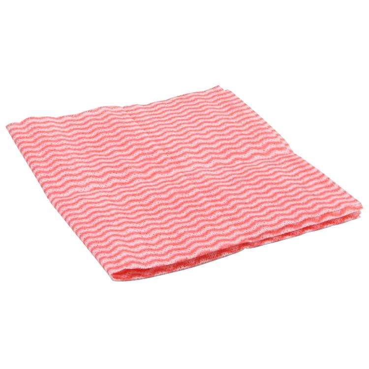 Reinigungstuch rot/weiss 40x34 Karton à 600 Stk,  52 gr/m2 70% Viscose, 30% Poly