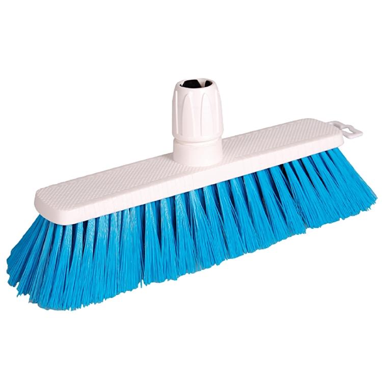 Hygienebesen 30cm, blau Körper: PP weiss, Besatz: Polyester 0.25 mm (weich)