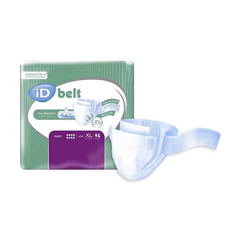iD Belt Maxi XL 14 Stk / Beutel, 3400 ml Taillenumfang 115-150 cm
