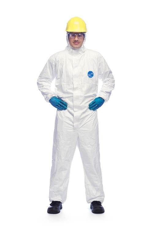 Tyvek 500 Xpert, Gr. S-3XL weiss mit Kapuze, Gummizügen einzelverpackt