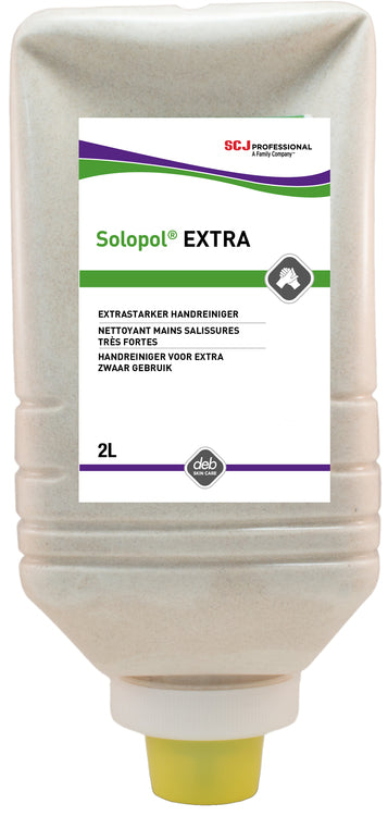 Solopol EXTRA 2L Softflasche à 2L,Hautreinigung Paste, Reibemittel, duftfrei