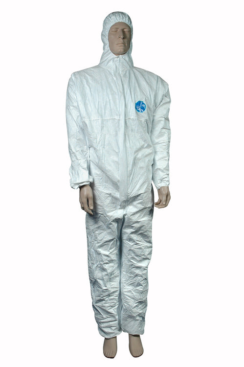 Tyvek 500 Xpert, Gr. S-3XL weiss mit Kapuze, Gummizügen einzelverpackt