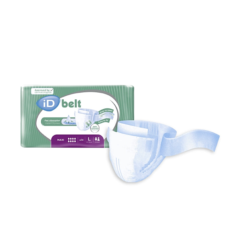 iD Belt Maxi L 14 Stk / Beutel Violet 3400 ml Taillenumfang 95-135 cm