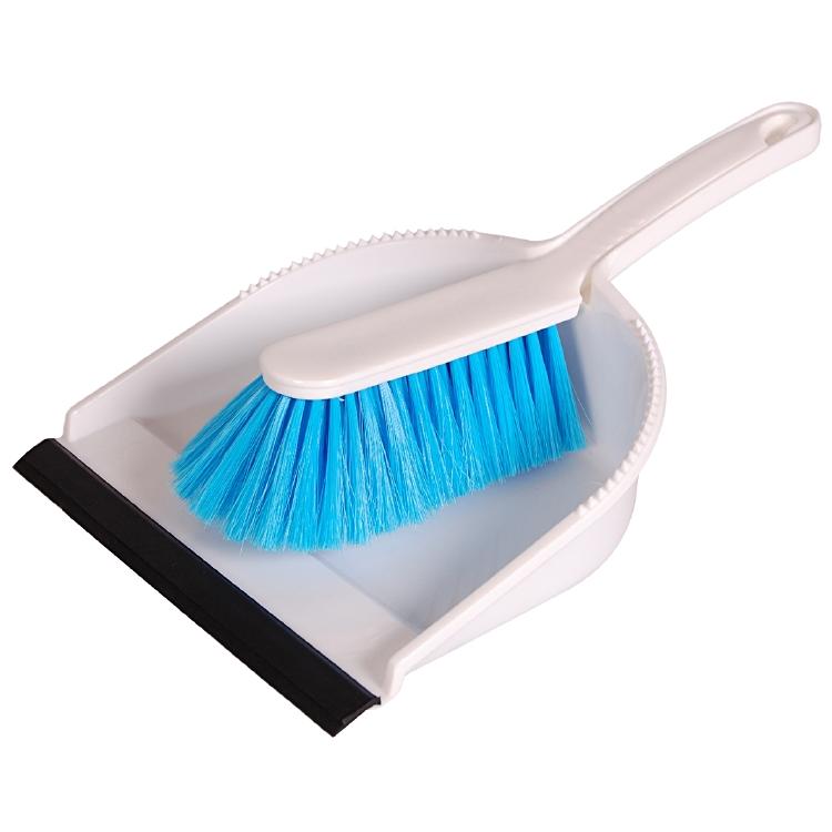 Hygiene-Kehrgarnitur "Profi"  Körper:weiss, Besatz Polyester 0.25 mm