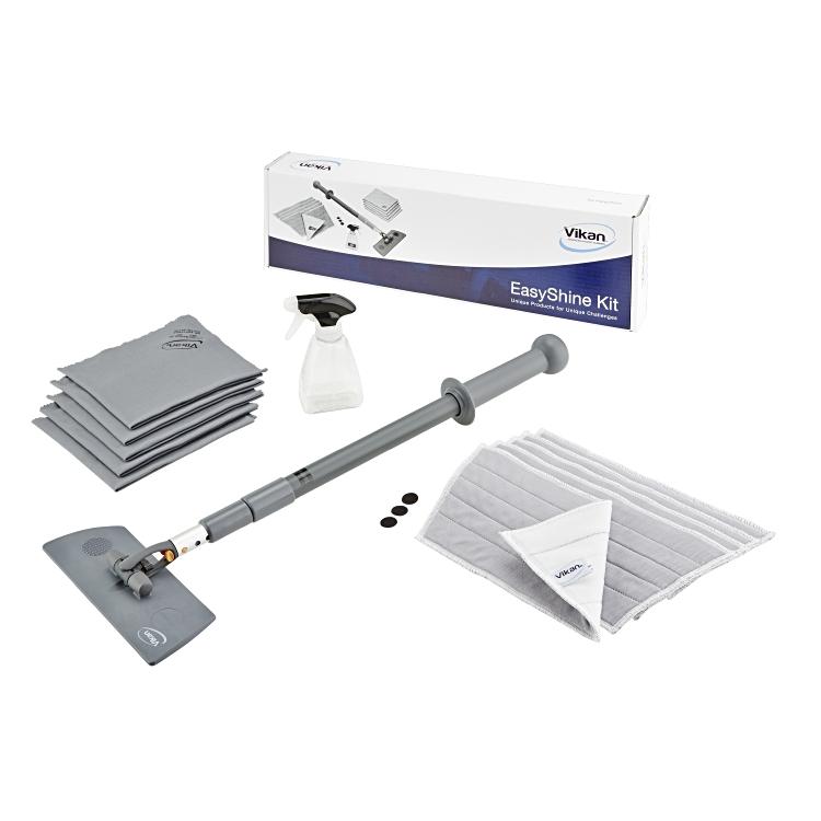 Easyshine Kit mit flexiblem Mopphalter, grau